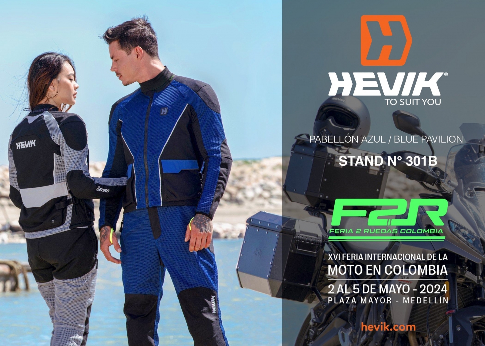 HEVIK STAND - INTERNACIONAL EXHIBITION IN COLOMBIA 2 / 5 de May - 2024